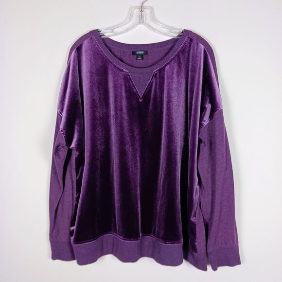 Alfani Intimates Pajama Set Women's XXL Loungewear Purple - Picture 5 of 12